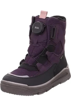 Superfit Mars Caldo Foderato Gore-Tex, Stivali da Neve, Nero (Black/Purple 0060), 27 EU