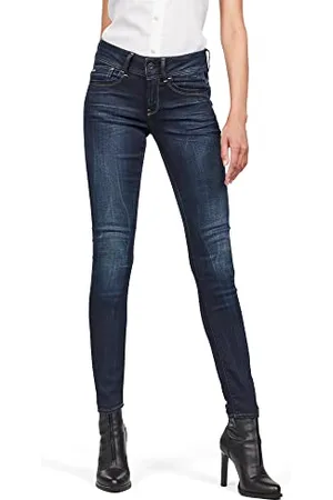 G-Star Donna Lynn Mid Skinny Jeans, (faded blue D06746-5245-A889), 23W / 30L