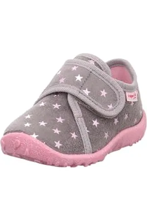 Superfit Legero Spotty 246, Pantofole Bimba 0-24, Grigio (Grigio 2100), 23 EU
