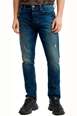 G-Star 3301 Slim Jeans, Jeans Uomo, (Worn in Mountain Dusk Destroyed 51001-d498-g816), 30W / 30L
