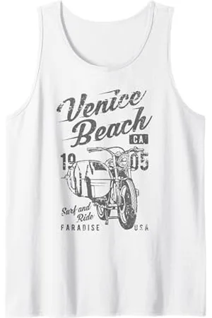 Awesome Venice Beach CA Souvenirs and Designs Venice Beach, California, design retrò vintage invecchiato Canotta