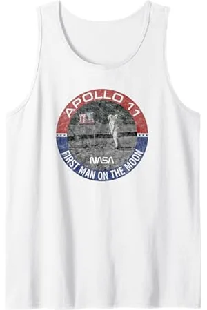 Nasa Apollo 11 Americana First Man on the Moon Canotta