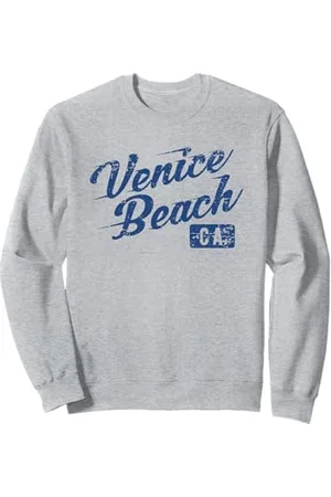 Awesome Venice Beach CA Souvenirs and Designs Venice Beach, California, design retrò vintage invecchiato Felpa