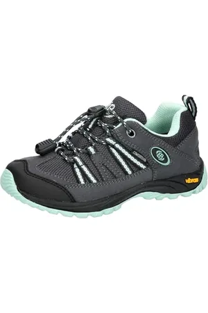 BRUTTING Ohio Low, Scarpe Basse da Trekking ed Escursionismo, Antracite, Verde Menta, 35 EU