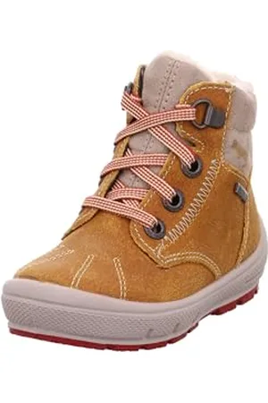 Superfit Groovy 309, Stivali da Neve, Gelb/Beige/Rot 6000, 21 EU