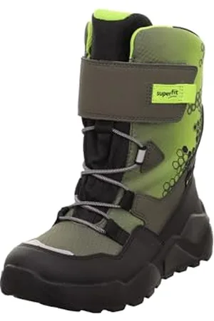 Superfit Rocket Warm gefütterte Gore-Tex, Stivali da Neve, Grün/Schwarz 7000, 39 EU Larga