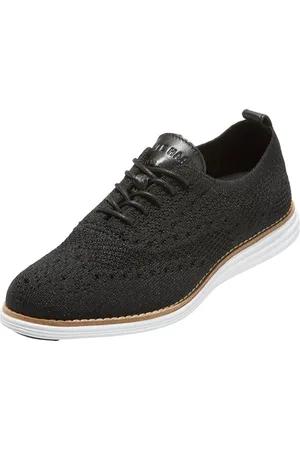 Cole Haan Originalgrand Stitchlite Wingtip Oxford da donna, Nero (Maglia Nera/Bianco Ottico), 43 EU