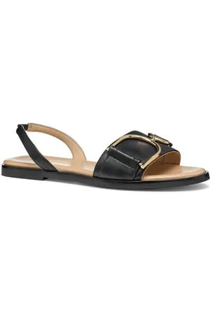 Geox D NAILEEN A, Sandalo Scorrevole Donna, Black, 40 EU