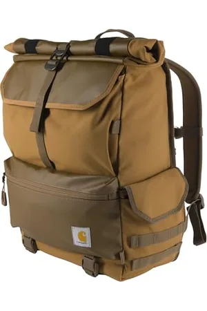Carhartt Zaino in nylon, resistente all’acqua con parte superiore arrotolabile, unisex, , marrone, taglia unica