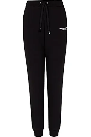 Armani Exchange Sweatpants, Pantaloni sportivi, Donna, (Black), S