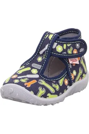 Superfit Spotty, Scarpe da Casa Bimbo 0-24, Blu (Blue/Blue 80), 18 EU
