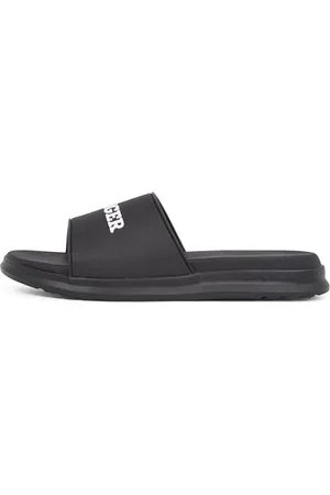 Tommy Hilfiger Uomo Scarpe da Mare Dual Density Pool Slide con Logo, (Black), 43