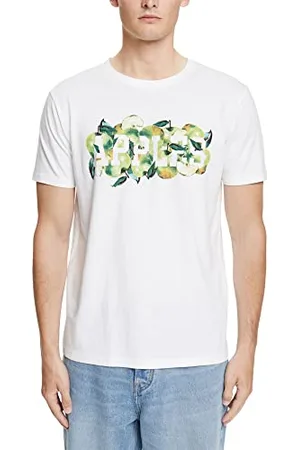 ESPRIT 082ee2k309 T-Shirt, 102/White 3, S Uomo