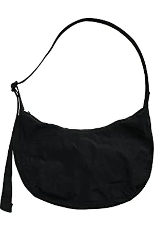 Baggu Borsa a mezzaluna in nylon da donna Nero Taglia unica