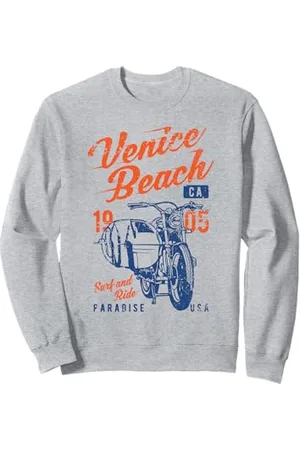 Awesome Venice Beach CA Souvenirs and Designs Venice Beach, California, design retrò vintage invecchiato Felpa