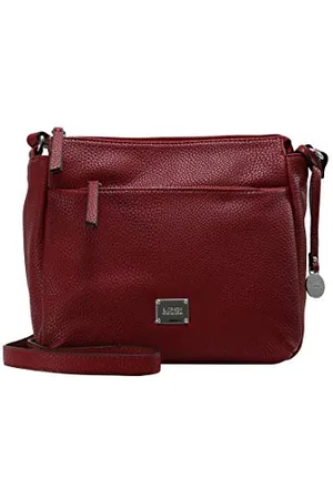 L.Credi Budapest - Borse a tracolla Donna, (Rot), 9x23x25 cm (B x H T)