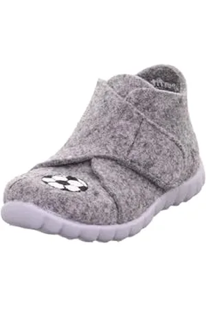 Superfit Feltro di Lana Happy, Ciabatte Bimbo 0-24, , 19 EU