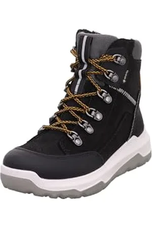 Superfit SPACE, Stivali da neve Bambini e ragazzi, Nero Grigio Giallo 0000, 41 EU Larga