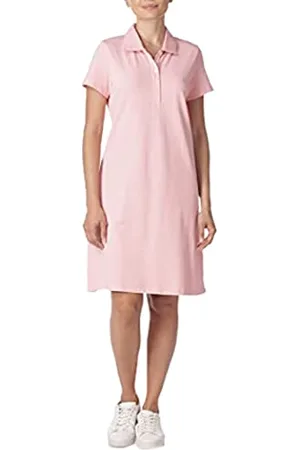 Nautica Abito Stile Polo da Donna Easy Classic a Maniche Corte, in Cotone Elasticizzato, XL