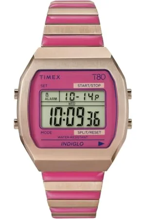 Timex Orologio Digitale al Quarzo da Donna con Cinturino in Acciaio Inossidabile TW2W41600