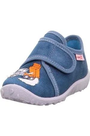 Superfit Spotty, Scarpe da Casa Bimbo 0-24, Blu (Blue 8060), 18 EU