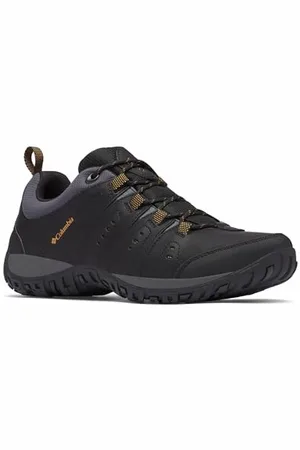 Columbia Woodburn 2 Scarponcino Uomo, Nero (Black/Goldenrod), 42.5 EU