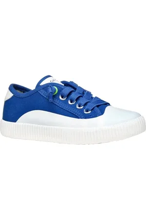 Geox J TIPPESTE Boy A, Scarpe da Ginnastica, Royal/Lime Green, 36 EU
