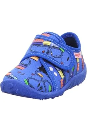 Superfit Spotty, Scarpe da Casa Bimbo 0-24, Blu (Blue/Multicolor 8080), 19 EU