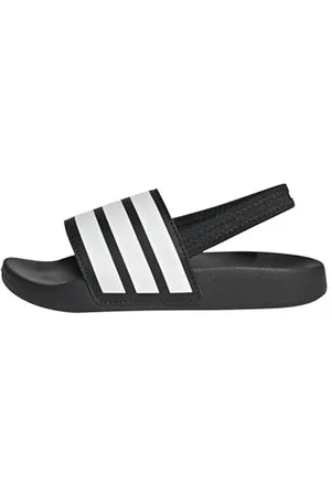 adidas Adilette ESTRAP Slides Children, Diapositive, Core Black/Cloud White/Core Black, 34 EU