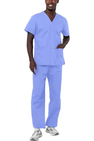 ADAR UNIFORMS 701CBL4X Scrub Medici, Blau , 4X-Large-Us Donna