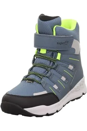 Superfit Free Ride Warm gefütterte Gore-Tex, Stivali da Neve, Hellblau/Gelb 8000, 34 EU Larga