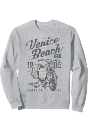 Awesome Venice Beach CA Souvenirs and Designs Venice Beach, California, design retrò vintage invecchiato Felpa