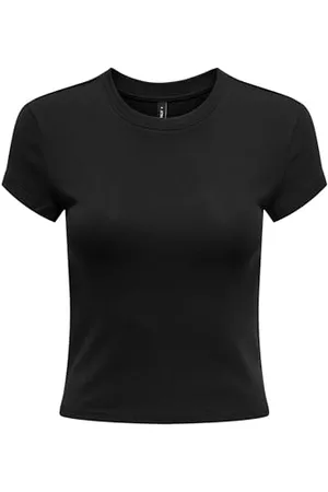 ONLY Onlelina S/S O-Neck Short Top Jrs T-Shirt, , S Donna