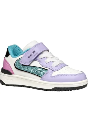 J WASHIBA Girl A, Scarpe da Ginnastica, Lilac/Turquoise, 26 EU