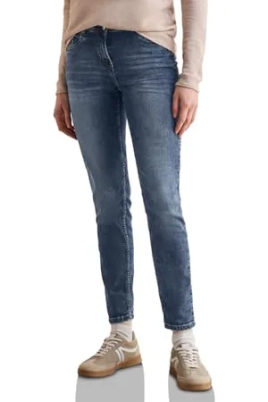 CECIL Style Scarlett 1-Knopf 49 Jeans dal Taglio Casual, , 36W x 28L Donna