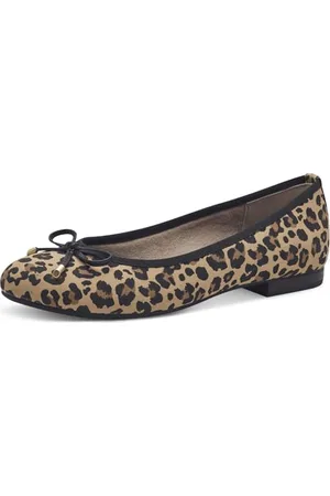 Marco Tozzi Damen Ballerinas 2-22137-42, Ballerine Donna, Black/Leo, 40 EU