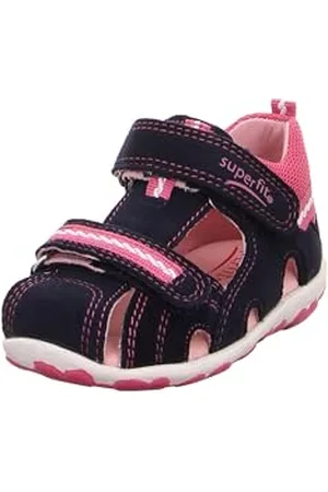 Superfit Fanni Shoes, Stivaletti Bimba 0-24, (Blau/Rosa 80), 18 EU