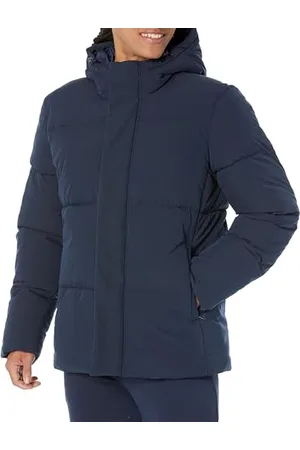 Amazon Piumino di Media Lunghezza con Cappuccio (Disponibile in Taglie Extra Forti) Uomo, , M