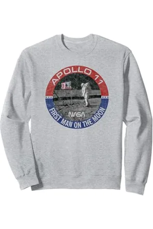 Nasa Apollo 11 Americana First Man on the Moon Felpa