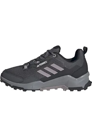 adidas Terrex AX4 Hiking Shoes, Scarpe da Trekking Donna, Grey Six/Preloved Fig/Core Black, 42 2/3 EU