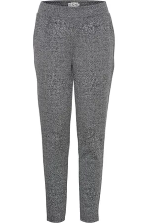 Ichi Ihkate Jacquard Pa8 Pantaloni Casual da Lavoro, , L Donna