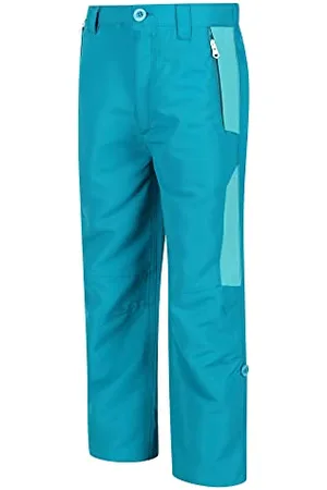 Regatta Sorcer Mt Pants V Pantaloni da Bambino idrorepellenti, ad Asciugatura Rapida e Catarifrangenti. Dotato di Protezione UV e tecnologie DWR e Isoflex. Adatto per l