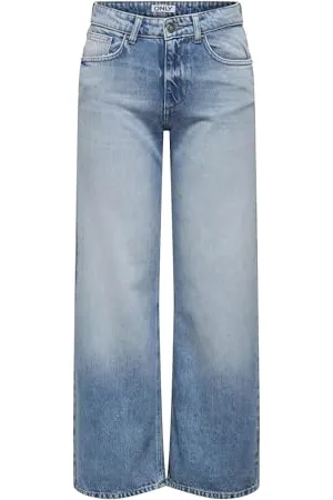 ONLY Onlhope Low Waist Wide DNM Tai194 Noos, , 27W x 30L Donna