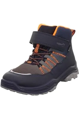 Superfit Jupiter Warm gefütterte Gore-Tex, Scarpe da Ginnastica, Blau/Orange 8000, 41 EU Larga