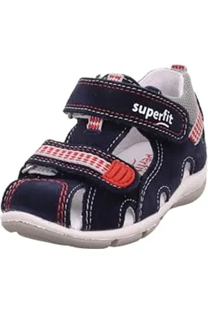 Superfit FREDDY, Sandali Unisex Bambini, Blu (Dark Blu Red), 19 EU