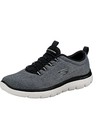 Skechers GOwalk Max - Painted Sky, Zapatillas Hombre, Negro (NEG/BCO), 27 cm