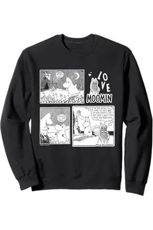 Moomin Love Comic troll salva Snorkmaiden Felpa