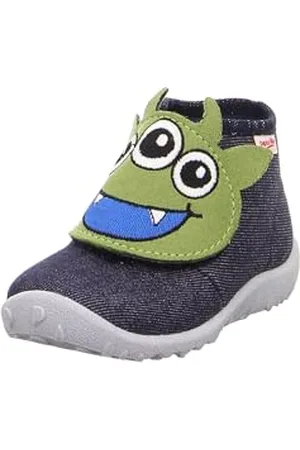Superfit Spotty, Scarpe da Casa Bimbo 0-24, Blu (Blue/Grey), 19 EU