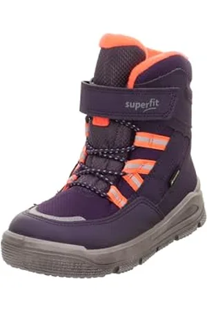 Superfit Mars Warm gefütterte Gore-Tex, Stivali da Neve, Lila/Orange 8500, 30 EU Larga