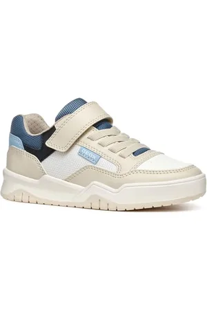 Geox J Perth Boy E, Scarpe da Ginnastica, Lt Beige/White, 31 EU